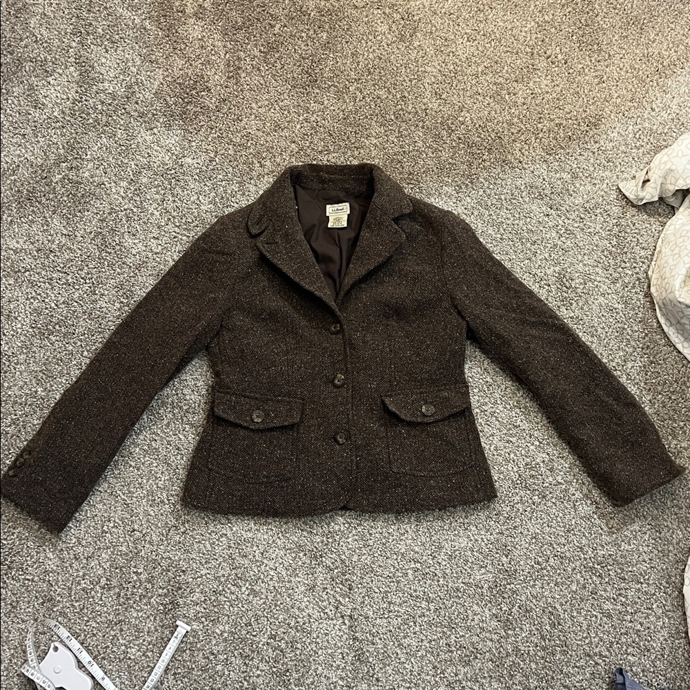 L.L. Bean Women's Dark Brown Blazer